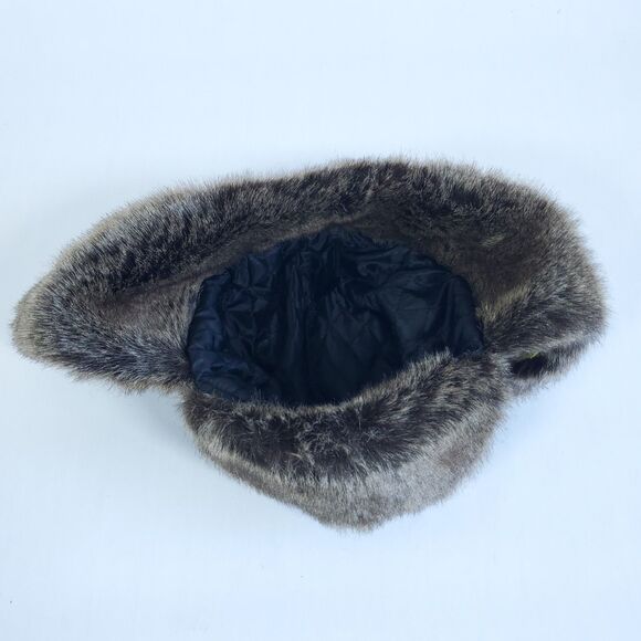 D&Y David & Young Trapper Hat Womens Faux Fur Accents Ear Flaps - Picture 10 of 11